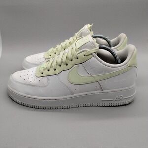 Nike‎ Air Force 1 '07 Low 'White Lime' Mens Size 10.5 Casual Sneakers Streetwear